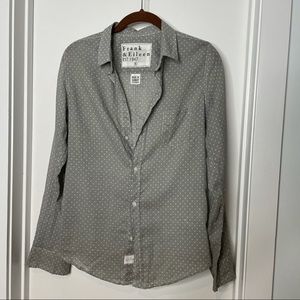 Frank & Eileen- Barry Shirt, polka dot S
